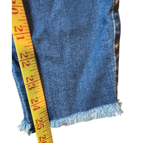 STS Blue Emma Crop Jeans Womens Size‎ 29 Distressed Hem Studded Denim - Picture 5 of 10